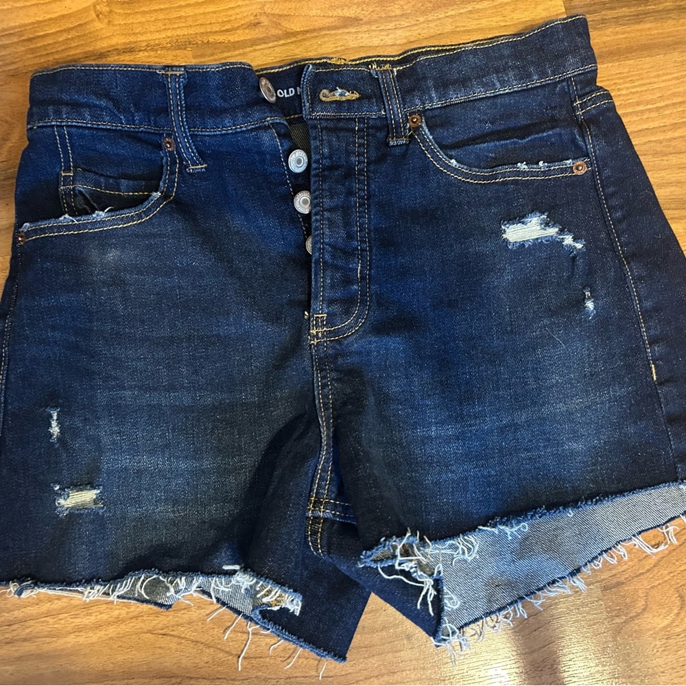 Old Navy Women's Dark Blue Jean Shorts